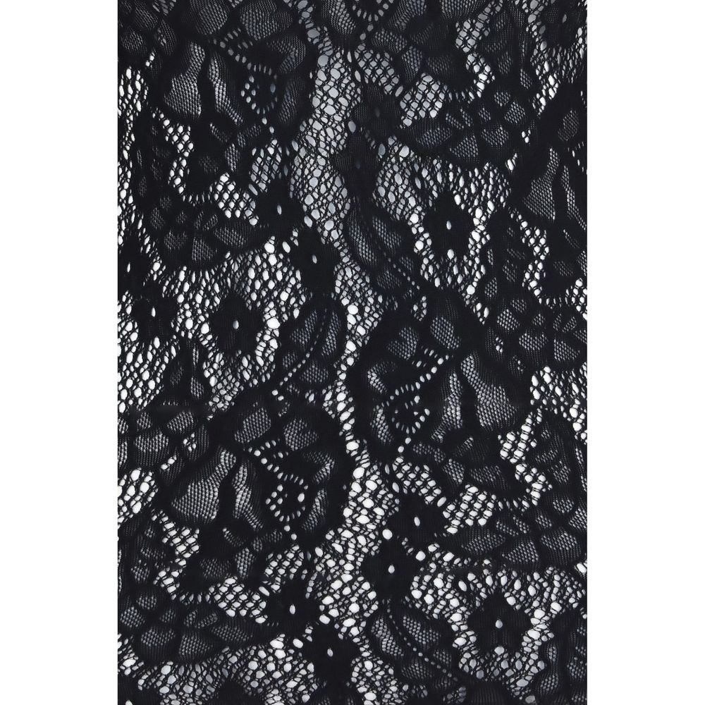 Wolford Infinite Rose Net Black Polyamide Shirt