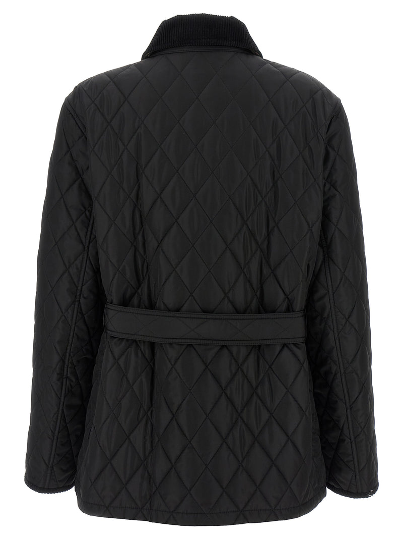 Burberry ‘Chiltern’ Black Polyamide Full-Length Jacket