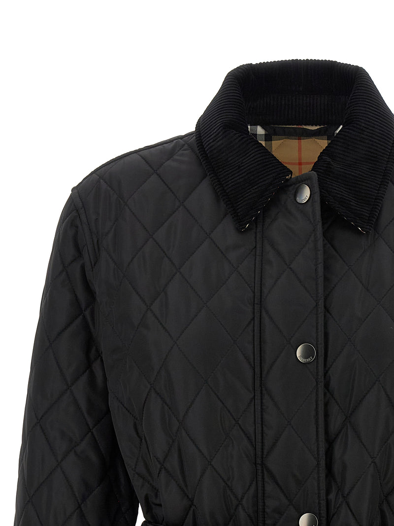 Burberry ‘Chiltern’ Black Polyamide Full-Length Jacket