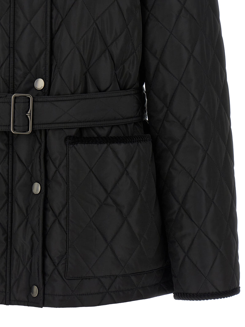 Burberry ‘Chiltern’ Black Polyamide Full-Length Jacket