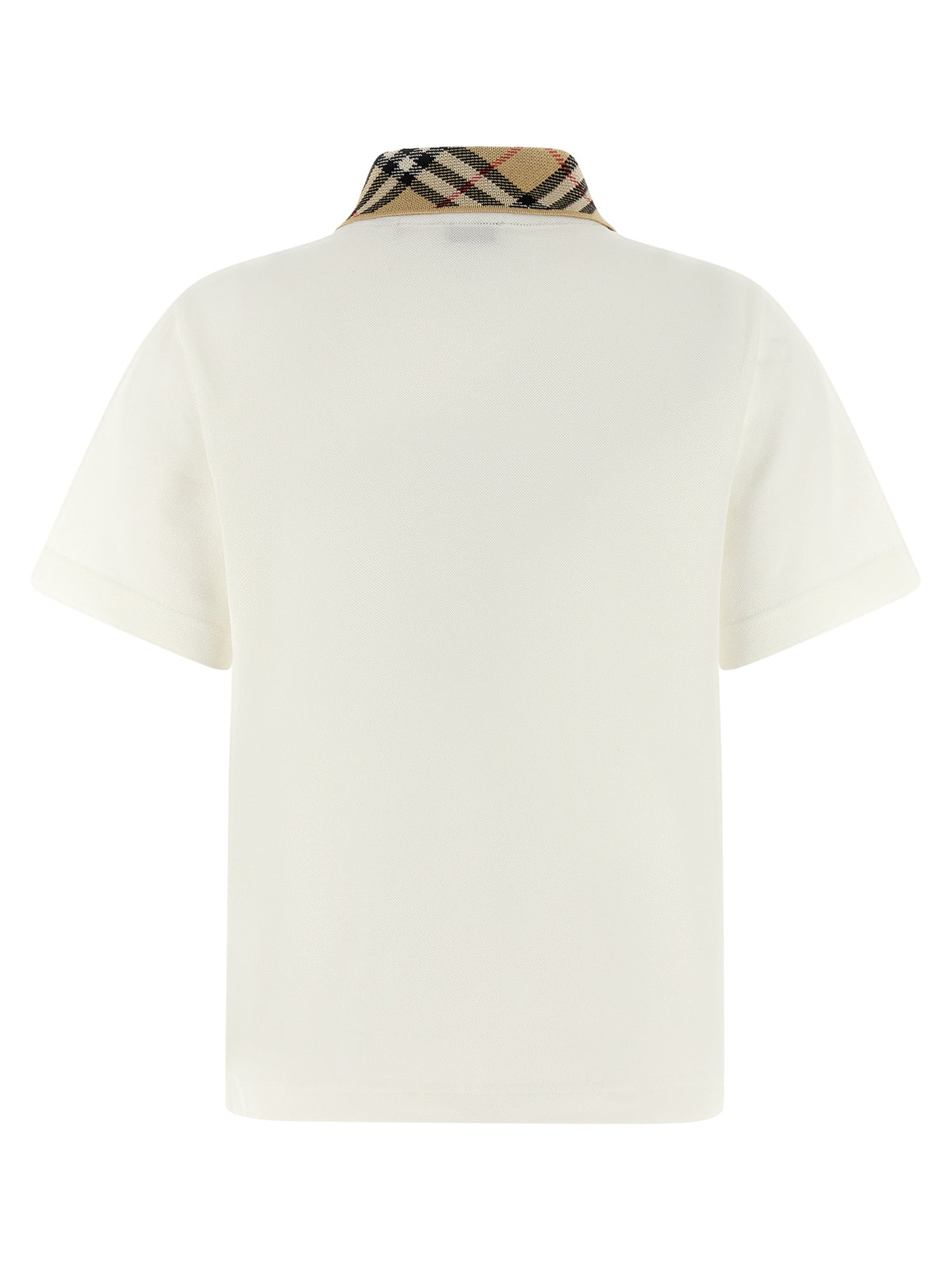 Polo Burberry en coton blanc