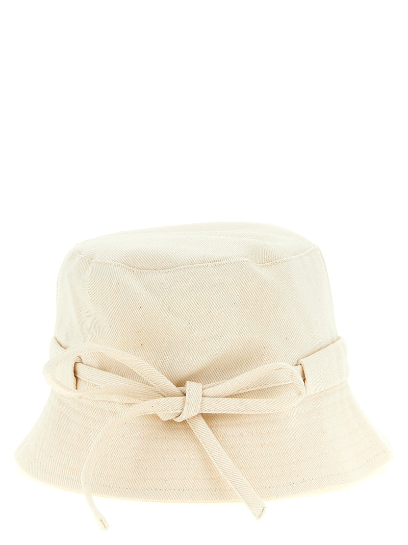 Jacquemus Le Bob Gadjo Beige Cotton Bucket Hat