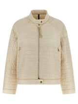Moncler Beige Polyamide Full-Length Jacket
