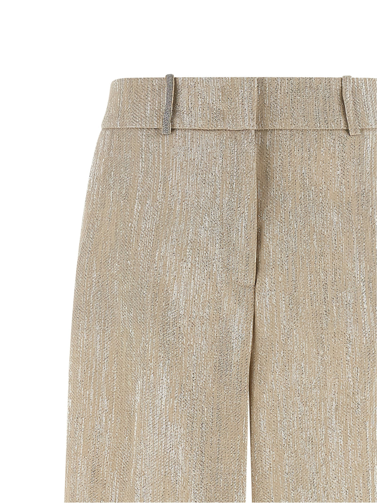 Pantalon Beige en Viscose Peserico pour Femme