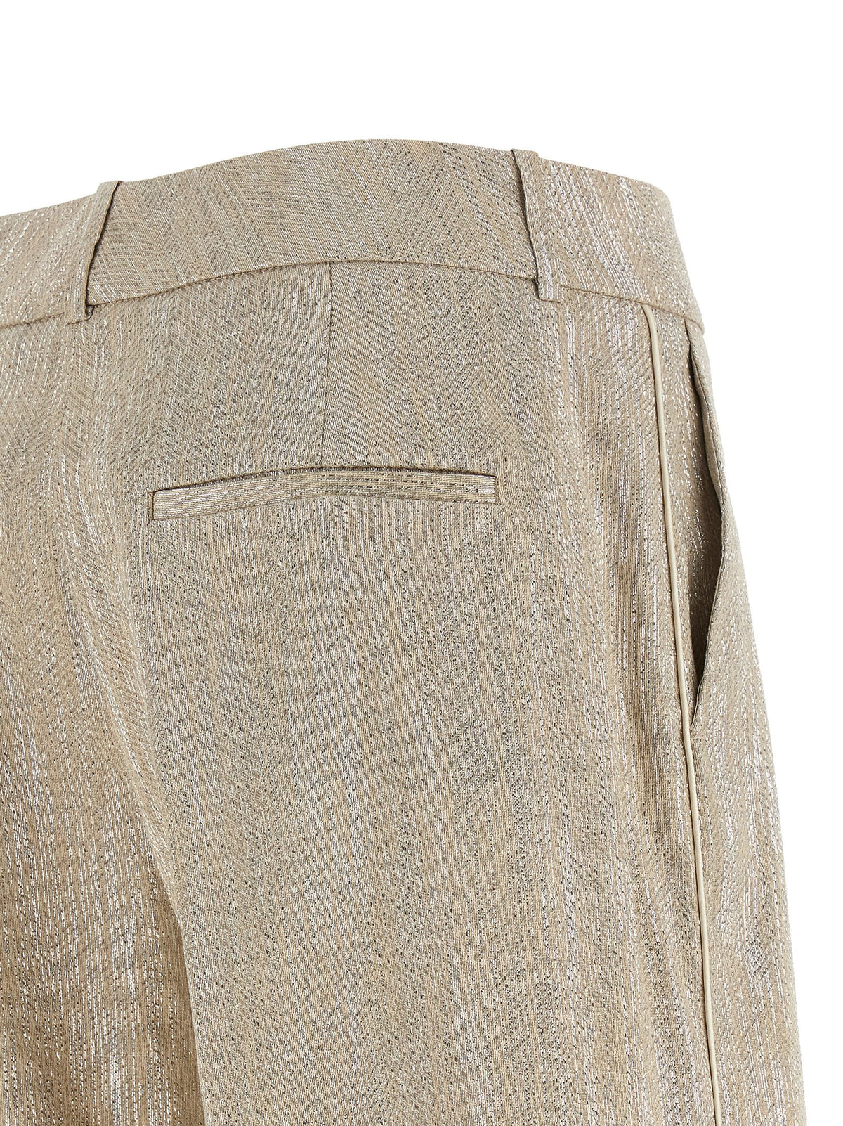 Pantalon Beige en Viscose Peserico pour Femme