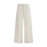 'S Max Mara White Cotton Casual Pants