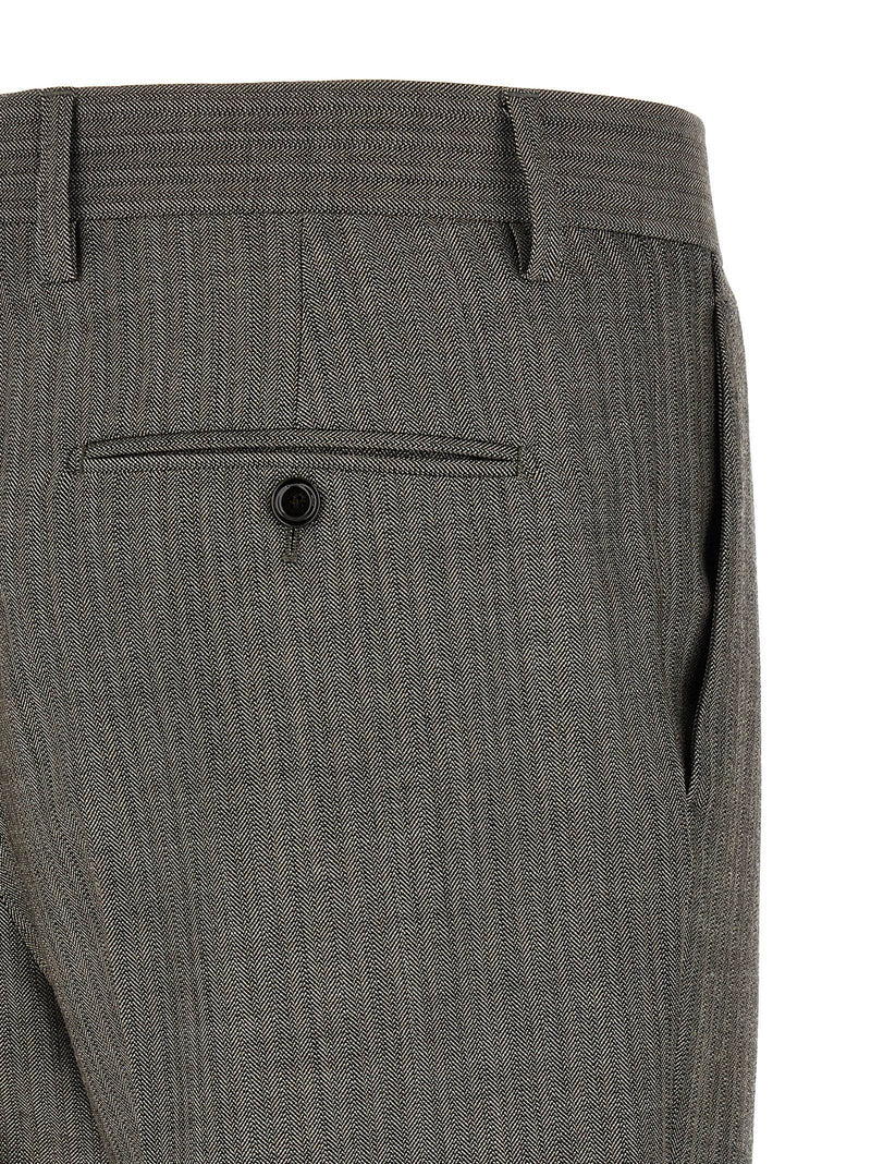 Lardini Gray Virgin Wool Two-Piece Suit
