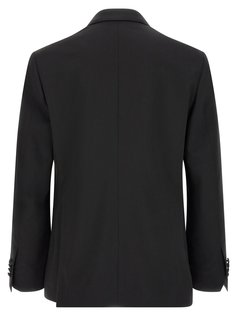 Lardini Black Virgin Wool Tuxedo for Men