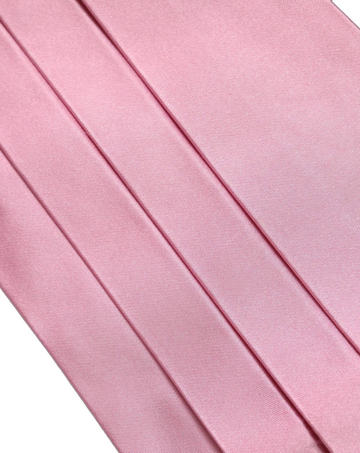 Dolce & Gabbana Pink Men 100% Silk Belt Waist Cummerbund