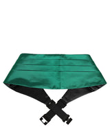 Dolce & Gabbana Green Men 100% Silk Cummerbund