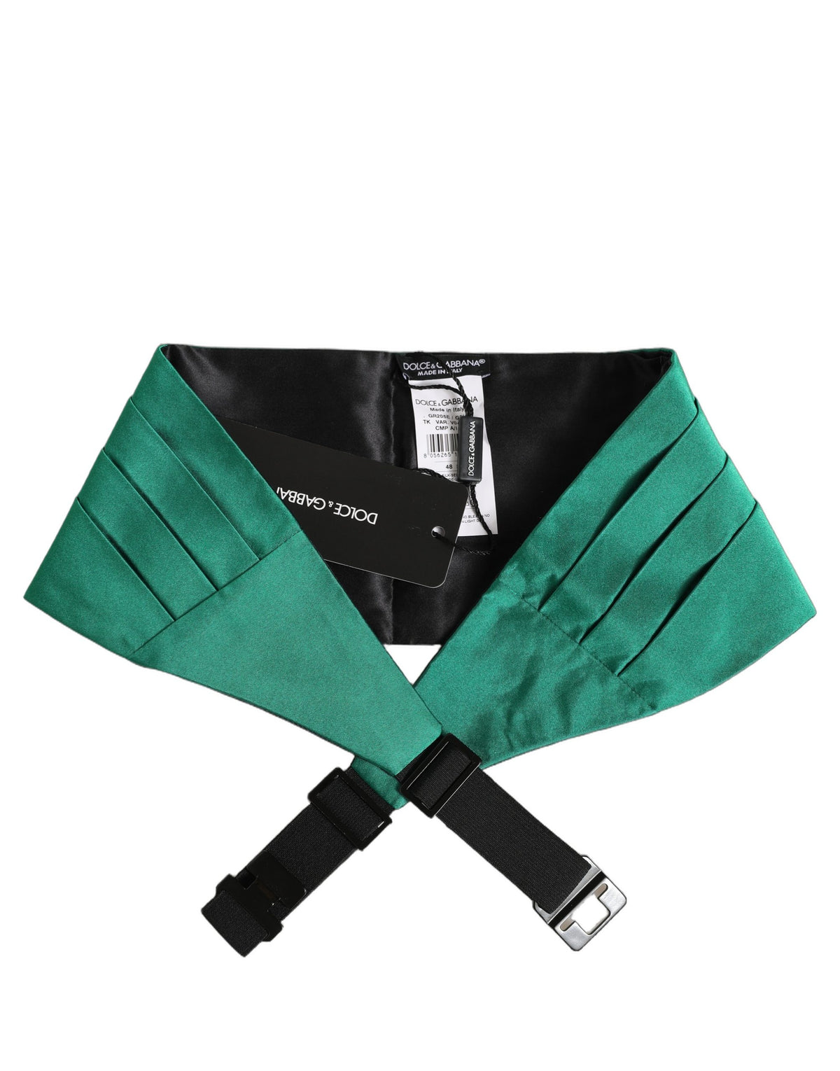 Dolce & Gabbana Green Men 100% Silk Cummerbund