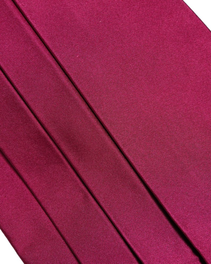 Dolce & Gabbana Burgundy 100% Silk Cummerbund for Men