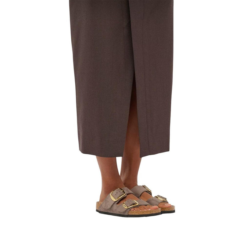 Birkenstock Arizona BB Gray Synthetic Flat Sandals for Women
