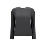 'S Max Mara Gray Cotton Long Sleeve T-Shirt