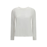 'S Max Mara White Cotton Long Sleeve T-Shirt