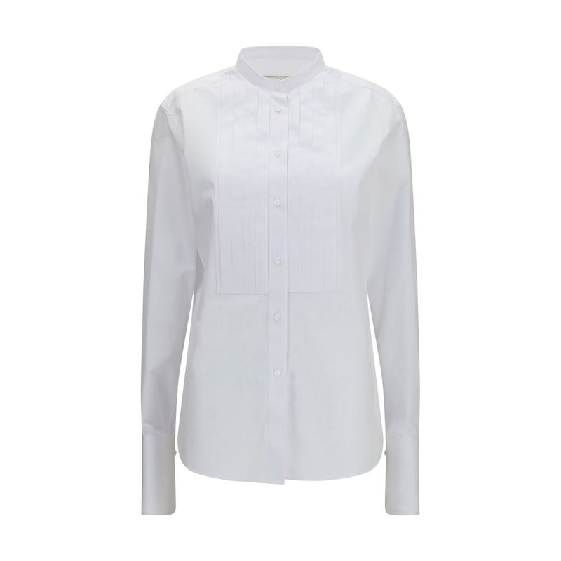 Fendi White Cotton Dress Shirt - Elegant Slim Fit