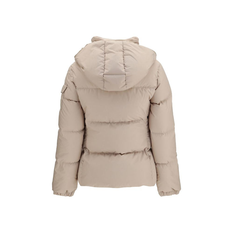 Moncler Fourmines Beige Goose Down Shell Jacket