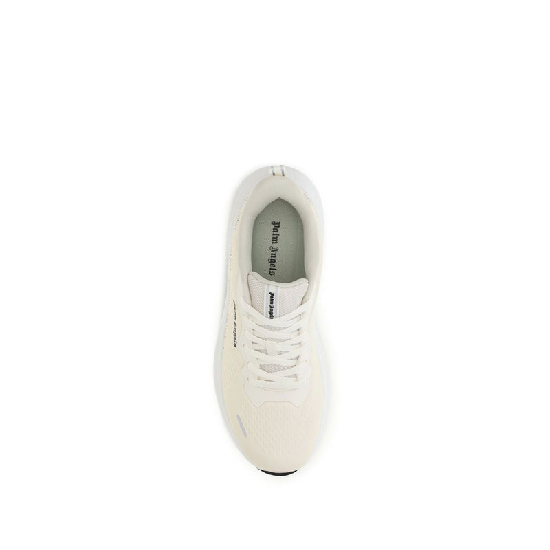 Palm Angels Beige Fabric Low Top Sneakers for Men