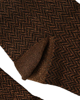 Dolce & Gabbana Men Brown Ribbed Knee-High Socks