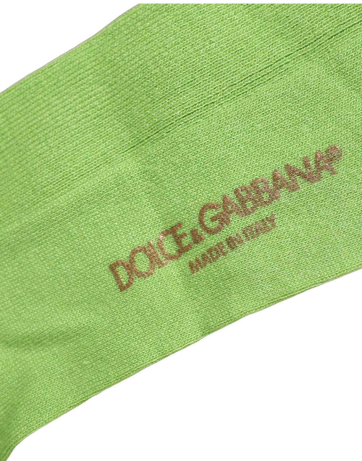 Dolce & Gabbana Men Green Viscose Over The Calf Socks