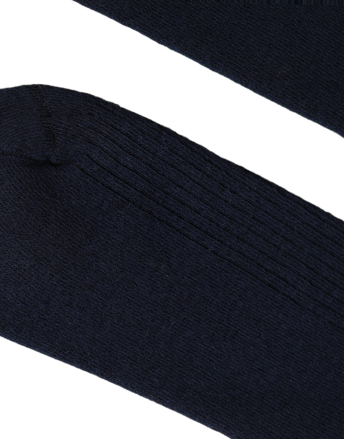 Dolce & Gabbana Men Navy Blue DG Logo Mid Calf Socks