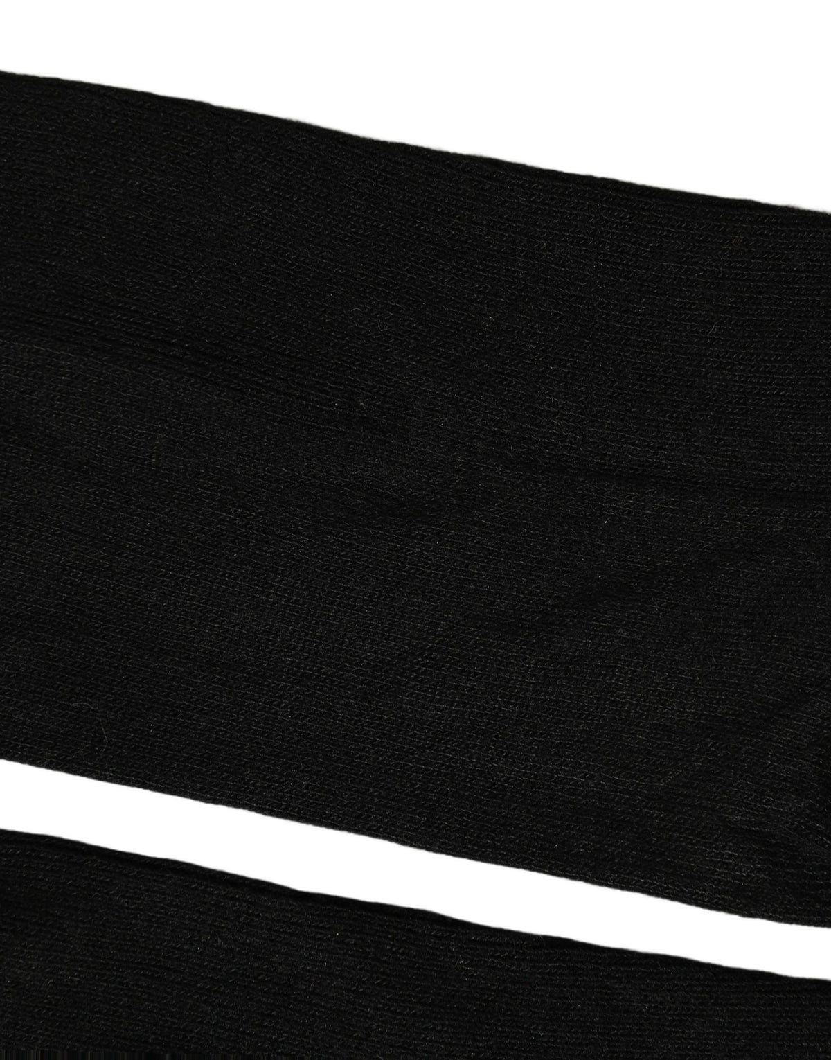 Dolce & Gabbana Men Black Viscose Logo Knee High Accessory Socks