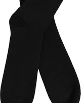 Dolce & Gabbana Men Black Cotton DG Logo Mid Calf Accessory Socks
