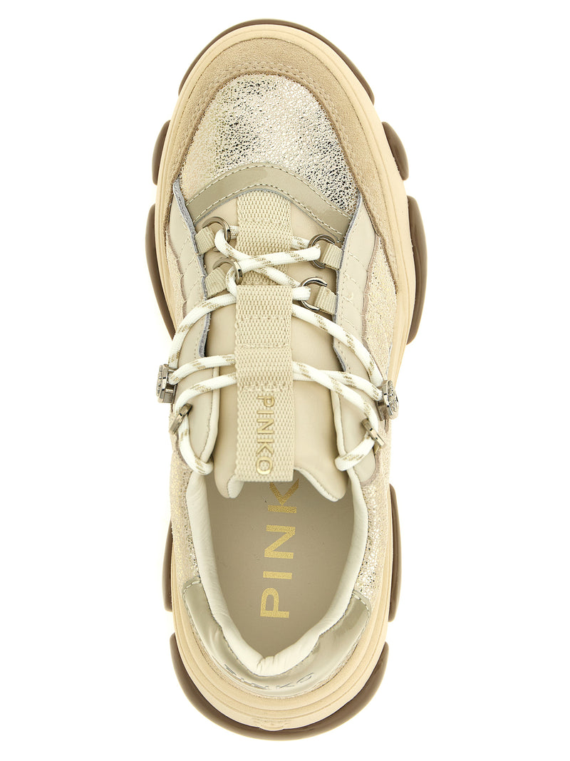 PINKO Athena 01 Multicolor Cowhide Chunky Sneakers
