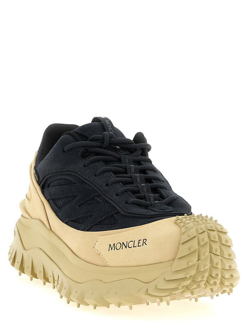 Moncler Trailgrip Apex Craft GTX Blue Leather Sneakers