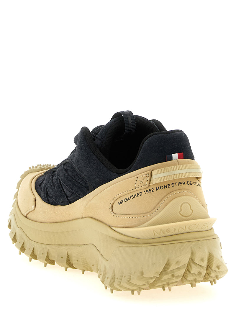 Moncler Trailgrip Apex Craft GTX Blue Leather Sneakers