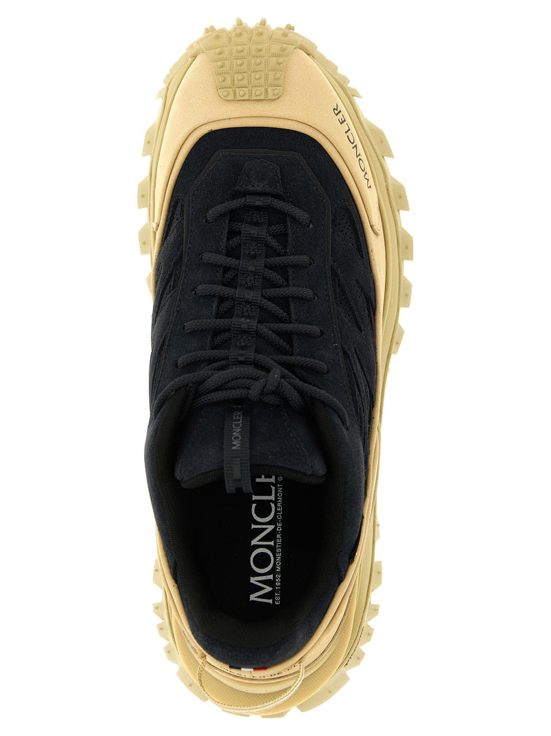 Moncler Trailgrip Apex Craft GTX Blue Leather Sneakers