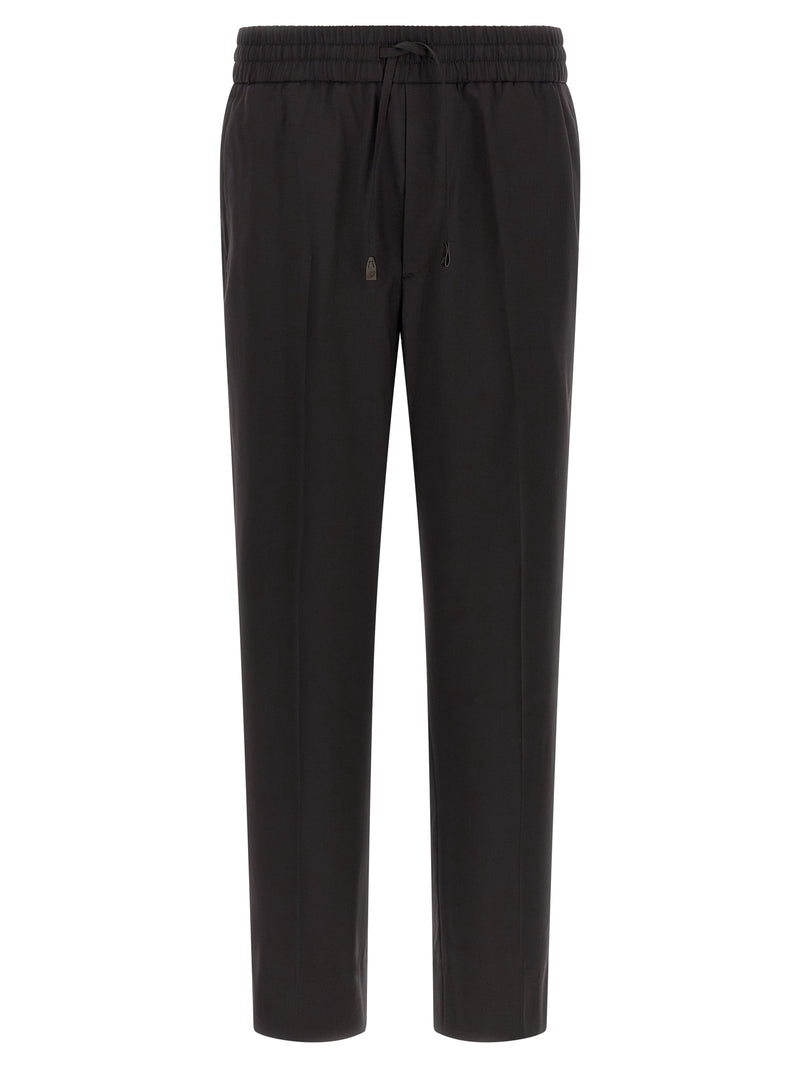 Brioni Asolo Brown Wool Casual Pants for Men