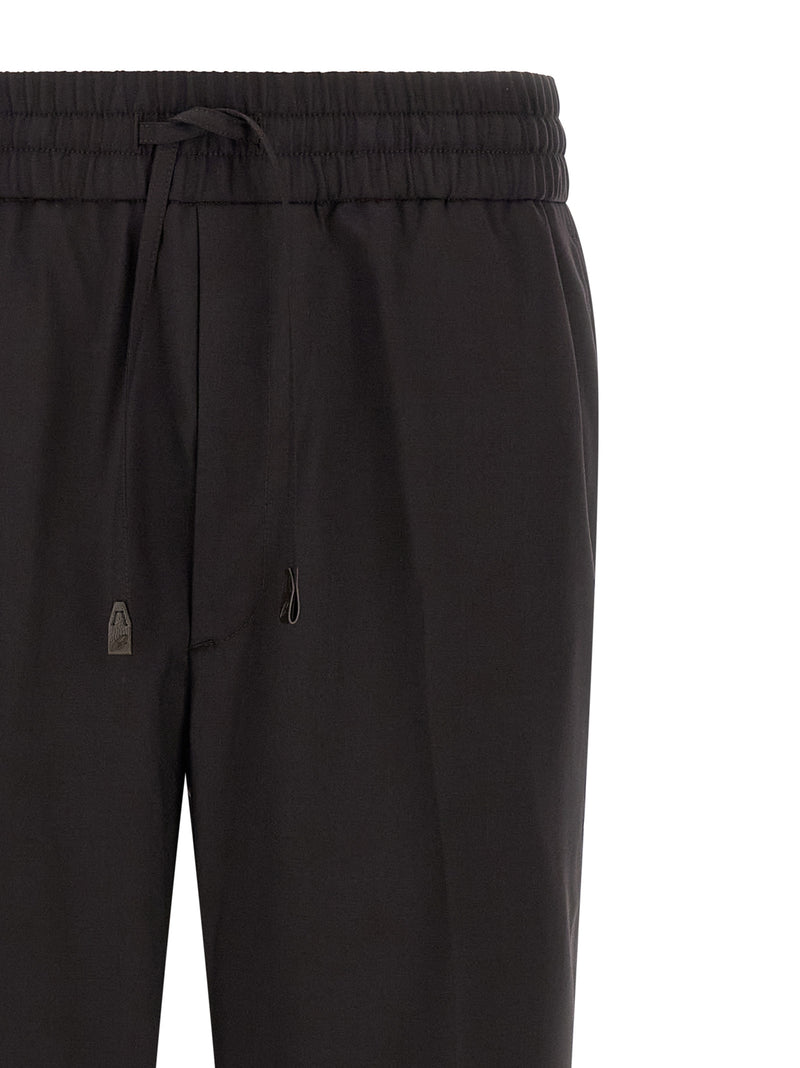 Brioni Asolo Brown Wool Casual Pants for Men