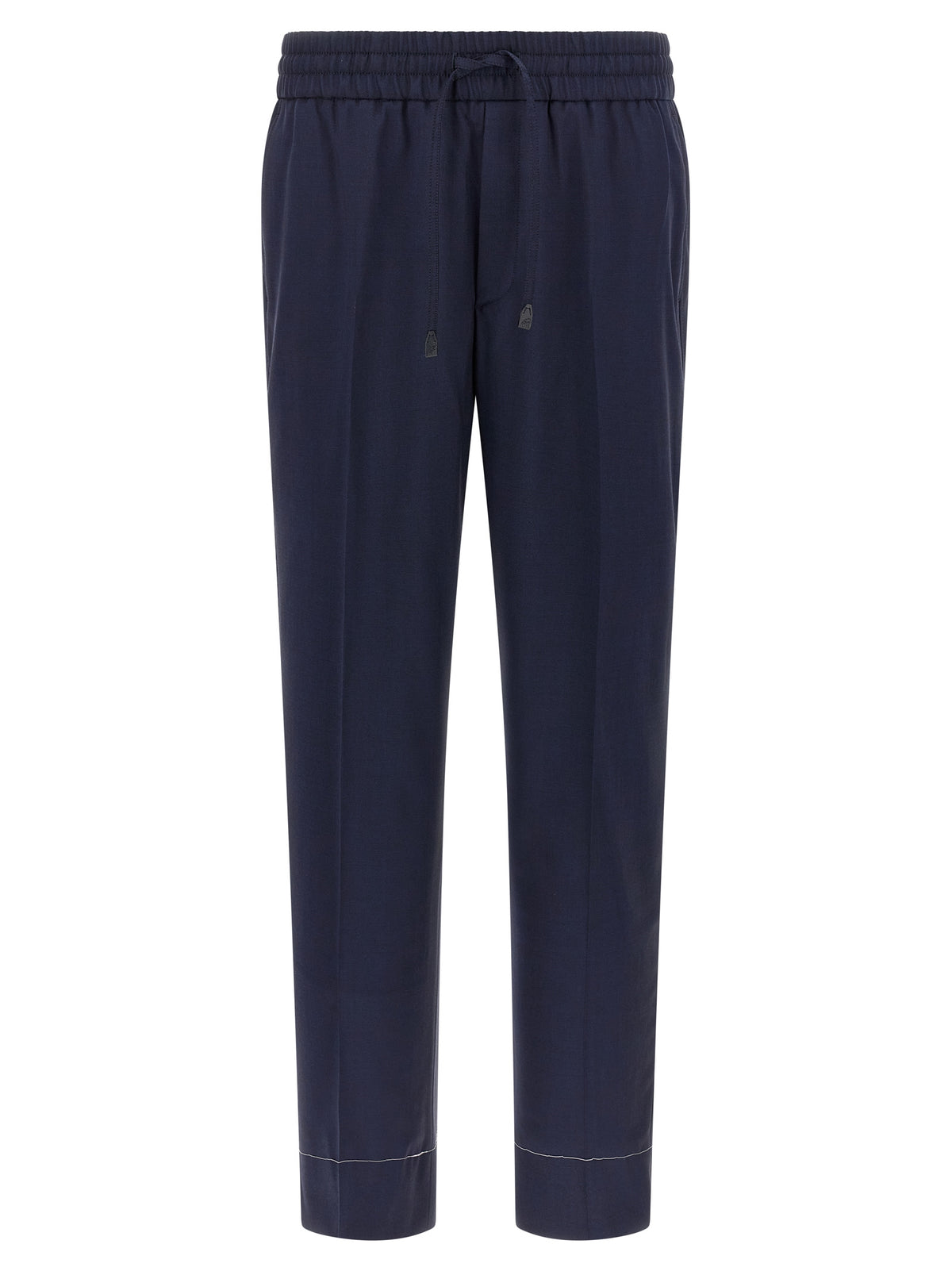Brioni Blue Wool Casual Pants