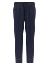 Brioni Blue Wool Casual Pants