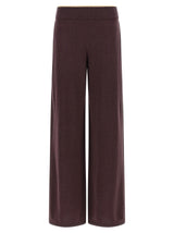 PINKO Purple Wool Casual Pants