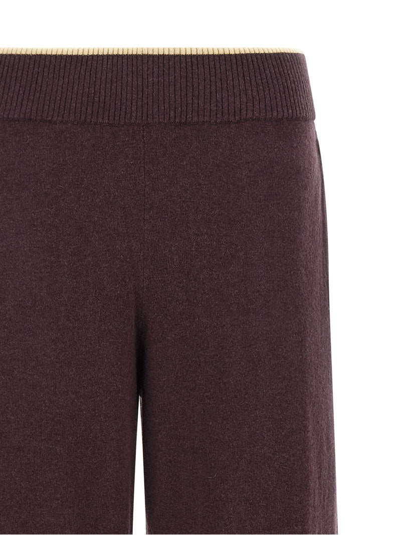 PINKO Purple Wool Casual Pants - Stylish Comfort for Every Occasion