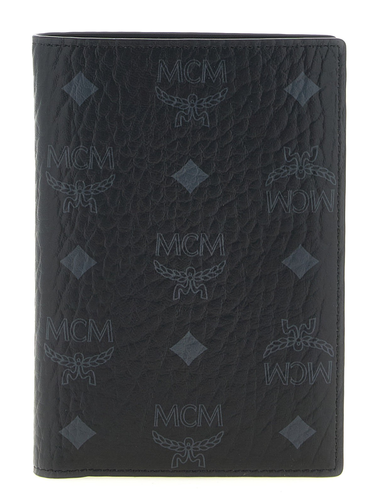 MCM Black Polyethylene Wallet