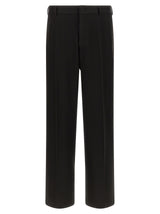 CELLAR DOOR Black Polyester Dress Pants