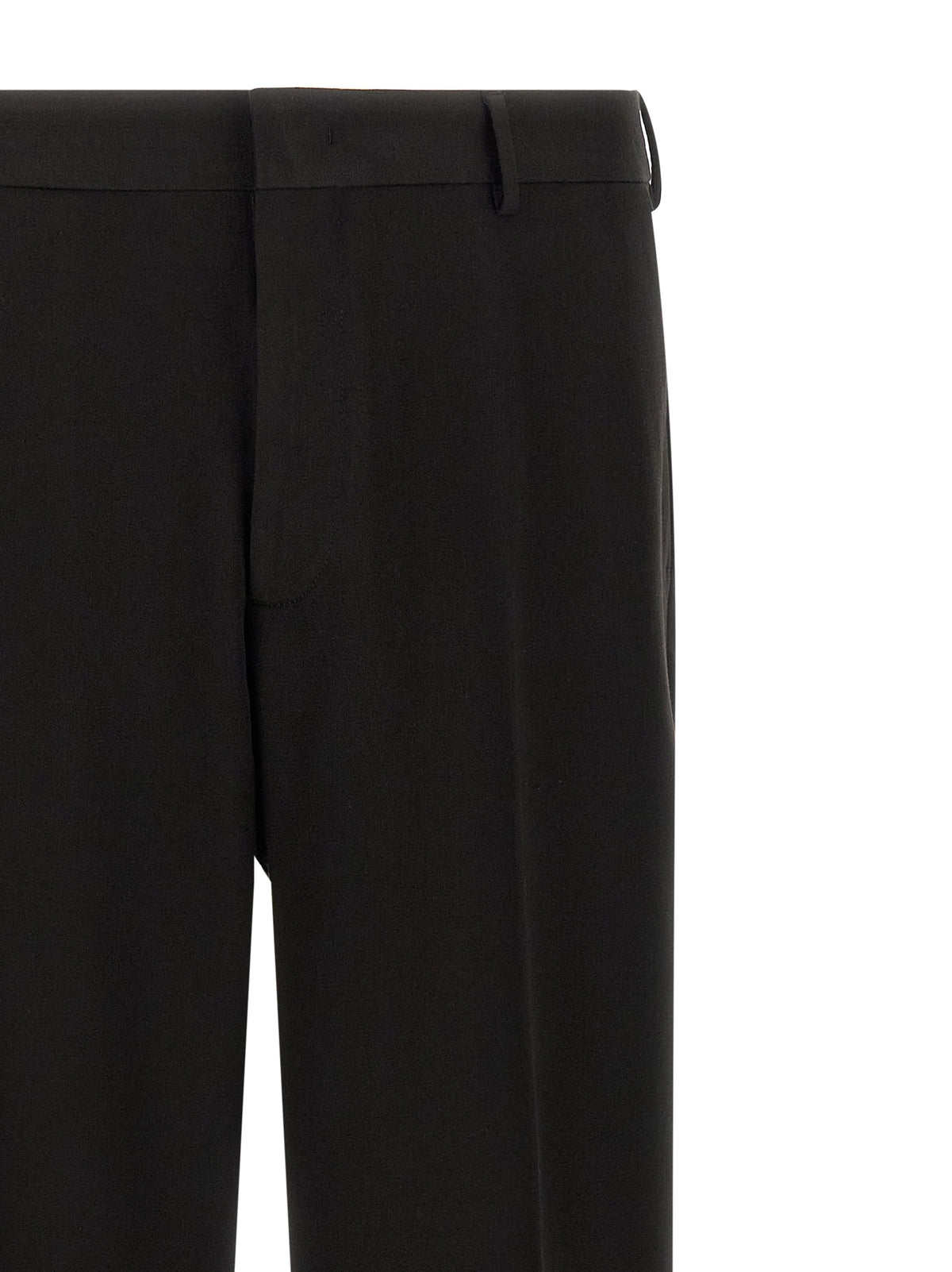 CELLAR DOOR Black Polyester Dress Pants
