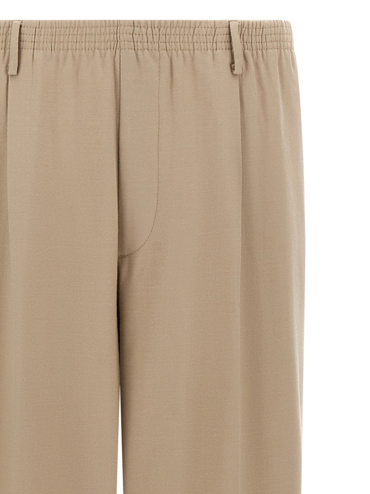 CELLAR DOOR Beige Virgin Wool Casual Pants