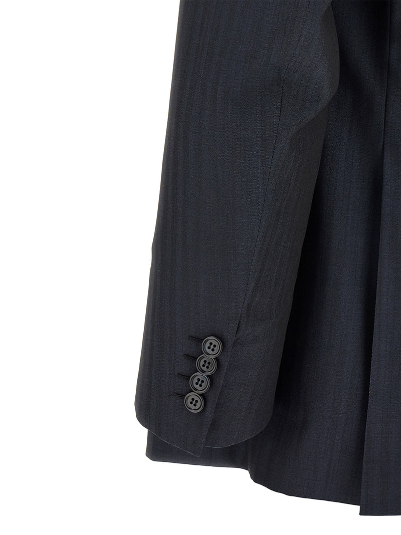 Brioni Blue Wool Blazer - Brunico Suit