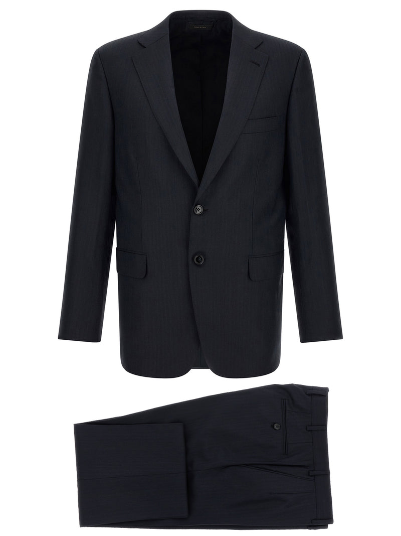 Brioni Brunico Blue Wool Two-Piece Suit for Men