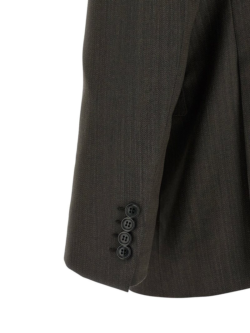 Brioni Lipari Brown Wool Two-Piece Suit