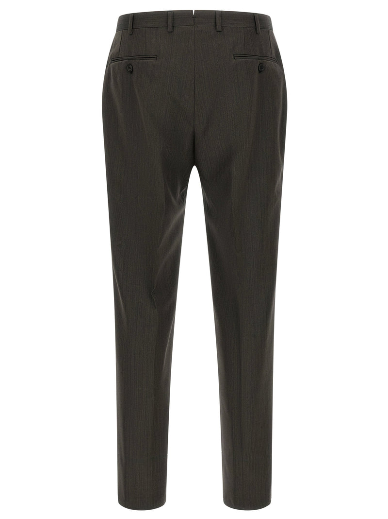 Brioni Lipari Brown Wool Two-Piece Suit