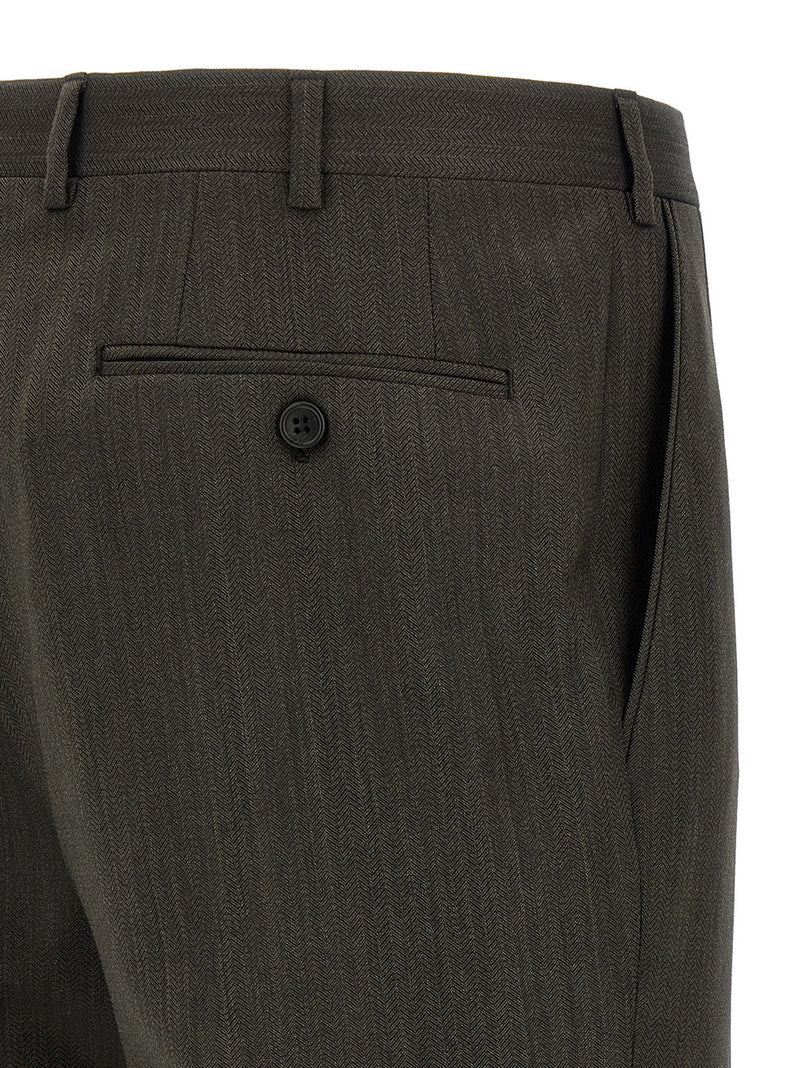 Brioni Lipari Brown Wool Two-Piece Suit