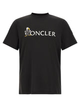 Moncler Black Cotton T-Shirt