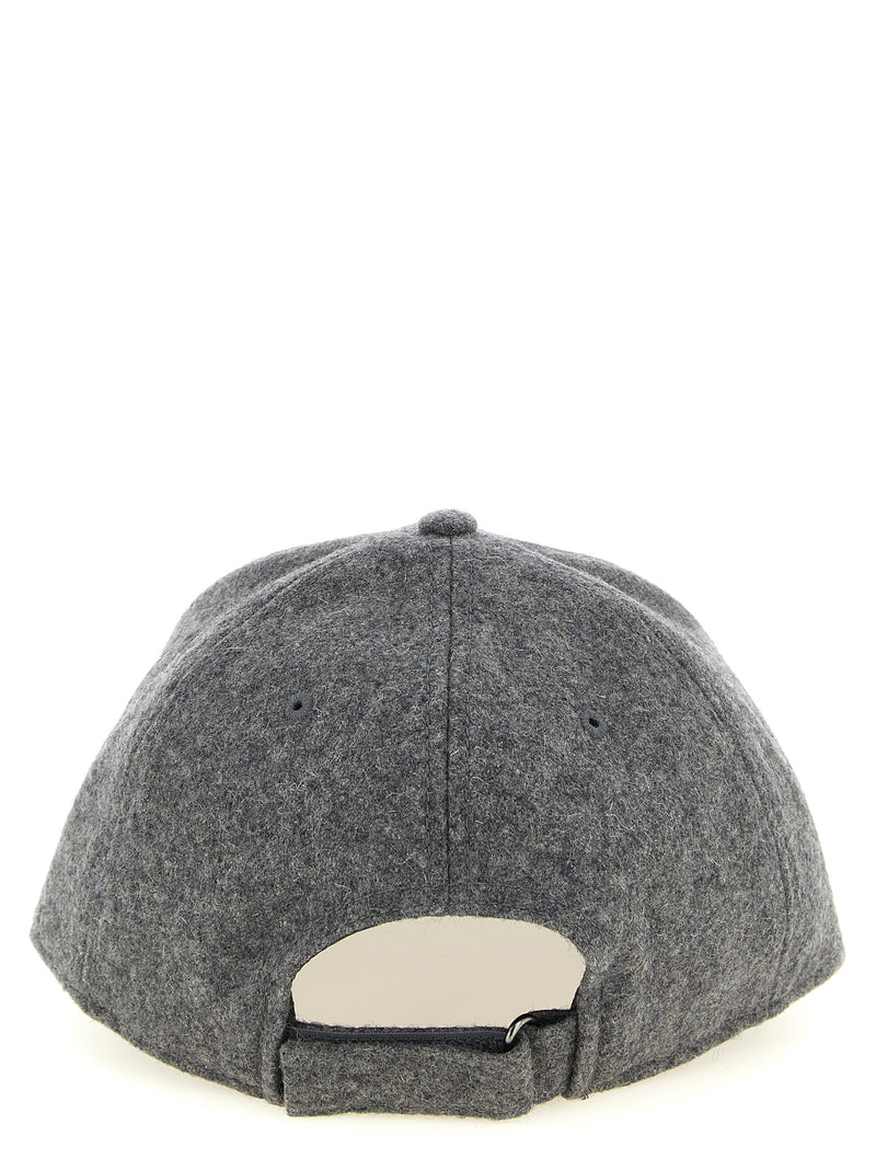 Ballantyne Gray Wool Cap - Stylish Baseball Hat for Men