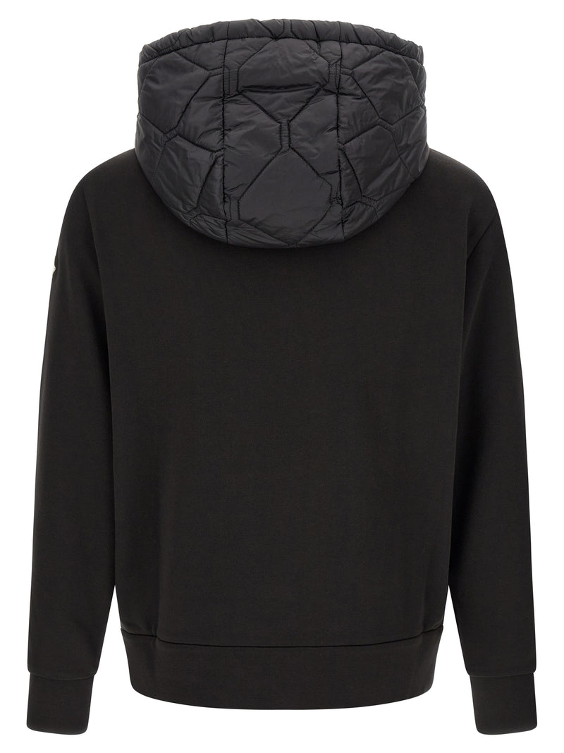 Moncler Black Polyamide Cardigan - Casual Luxury for Men