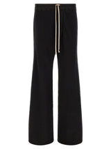 DRKSHDW Black Cotton Flared Pants